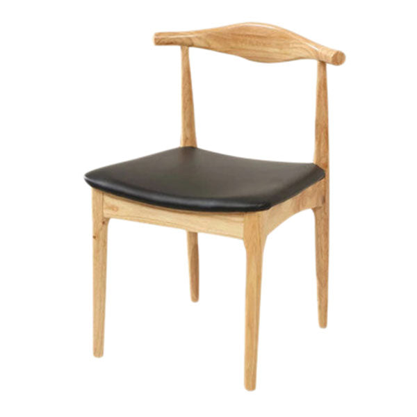 Industrial Upholstered Dining Side Chair Wood Dining Chair for Dining Room