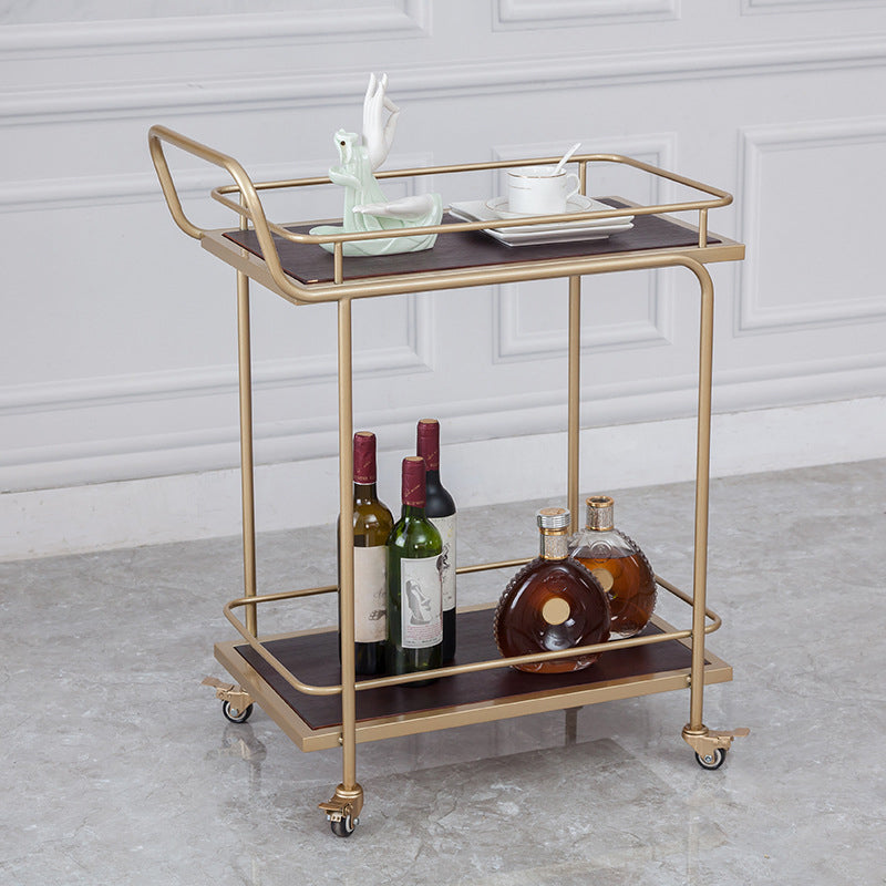 Rolling Modern Prep Table Stone 33.86" High Prep Table for Restaurant