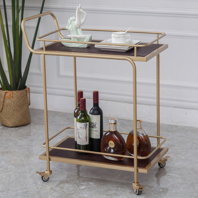 Rolling Modern Prep Table Stone 33.86" High Prep Table for Restaurant