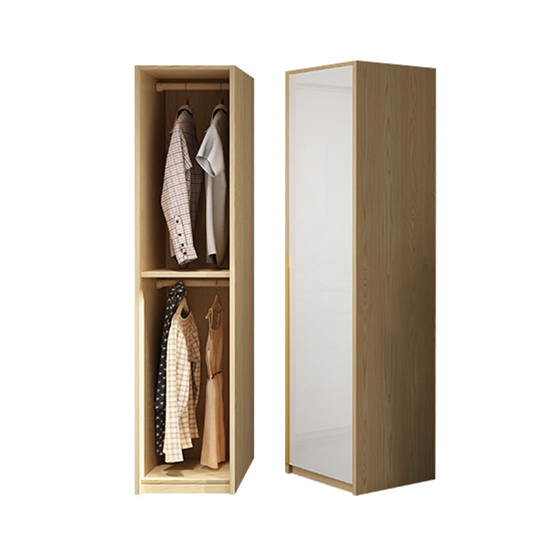 Hinged Storage Cabinet Engineered Wood Wardrobe Cabinet for Home
