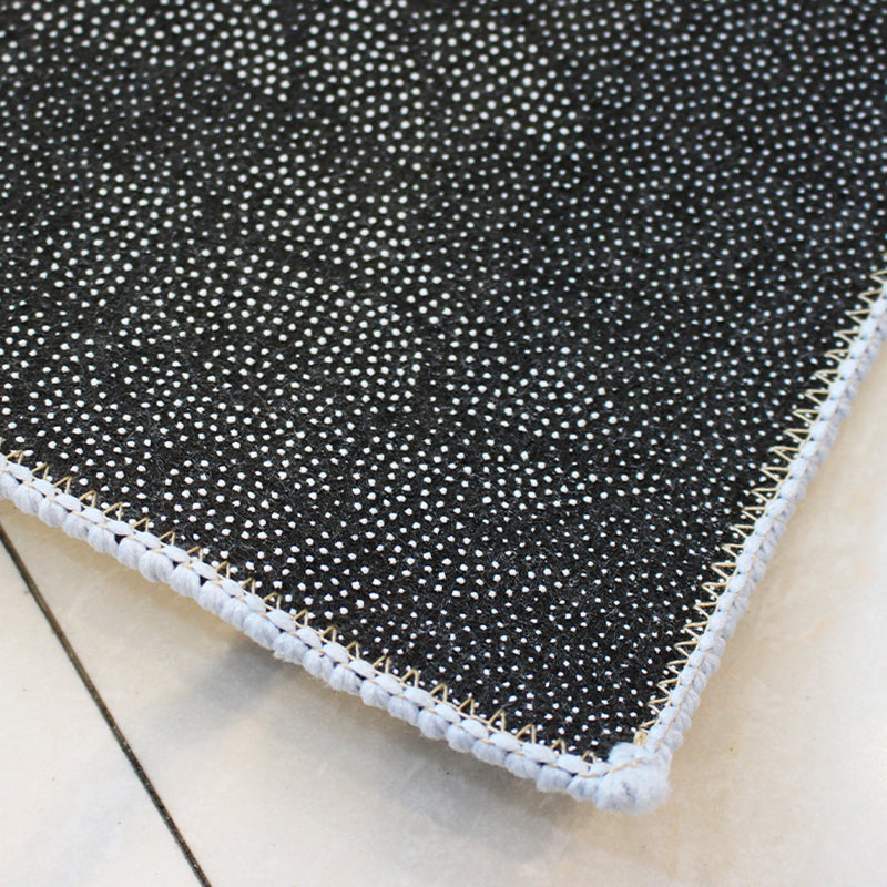 Light Grey Striped Carpet Polyester Casual Carpet Stain Resistant Carpet for Sitting Room