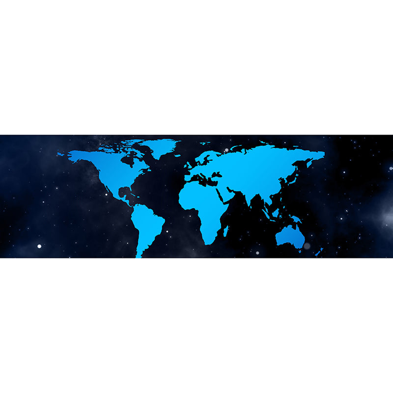 Environmental Illustration Wallpaper Map Sitting Room Resistant Wall Mural