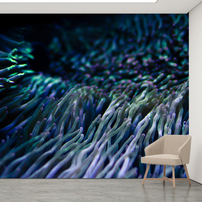Photography Ocean Fish Printed Wall Mural Modern Stain Resistant Wall Mural