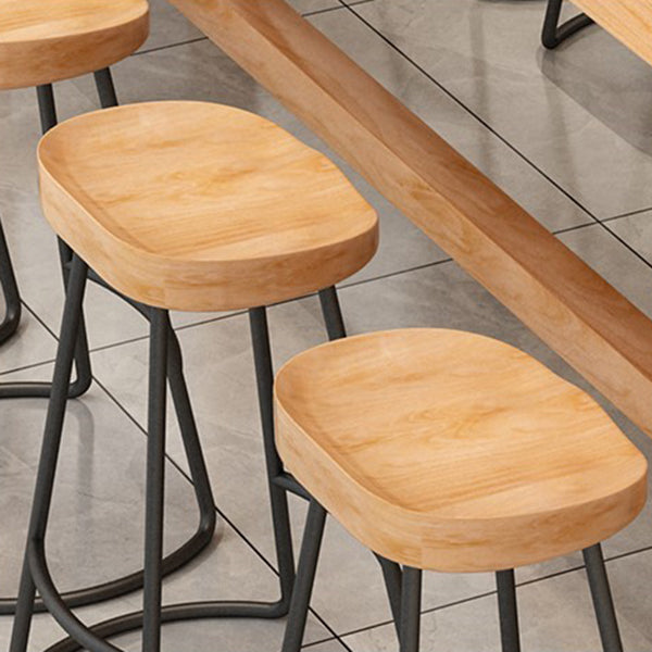 Modern 1/5/6/11 Pieces Bar Table Set Rectangle Pine Wood Counter Table with High Stools