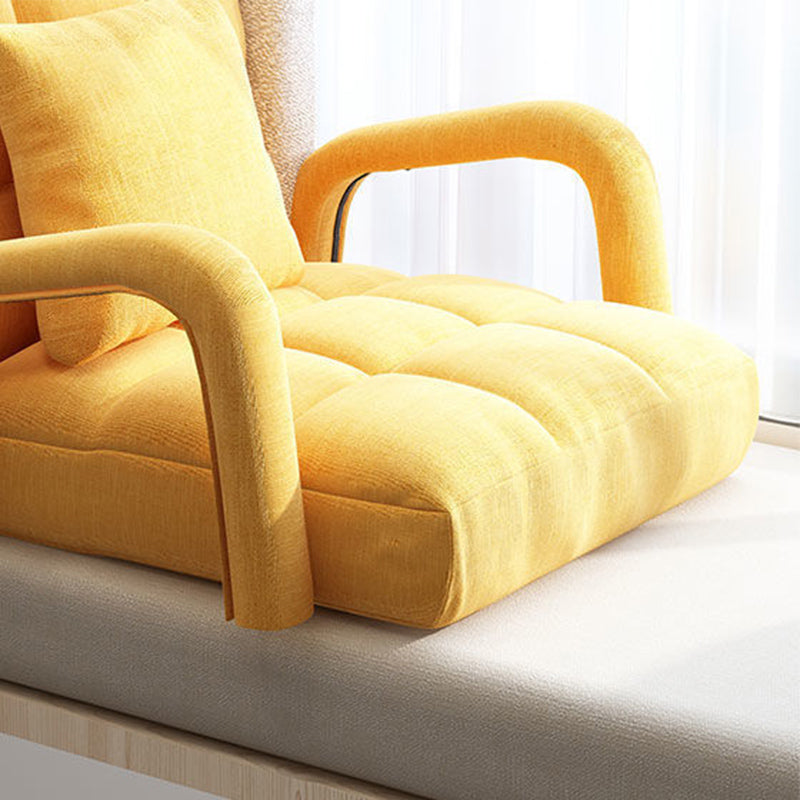 29.52"Wide x 24.80"Deep Linen Accent Room Chair with Biscuit Back