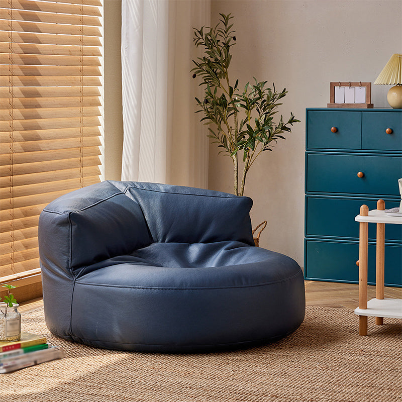 35.43" L x 39.37" W x 19.68" H Faux Leather Armless Chair for Living Room