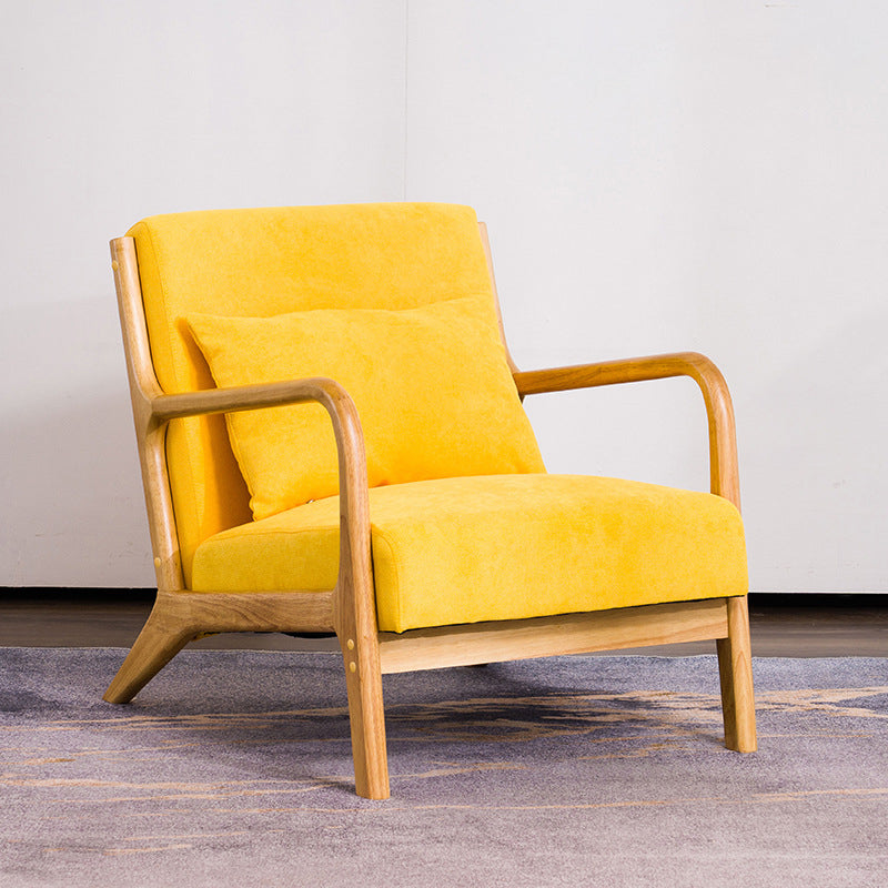 Linen Chair 24" L x 28.7" W x 30.3" H Arms Included Solid Wood Frame Chair