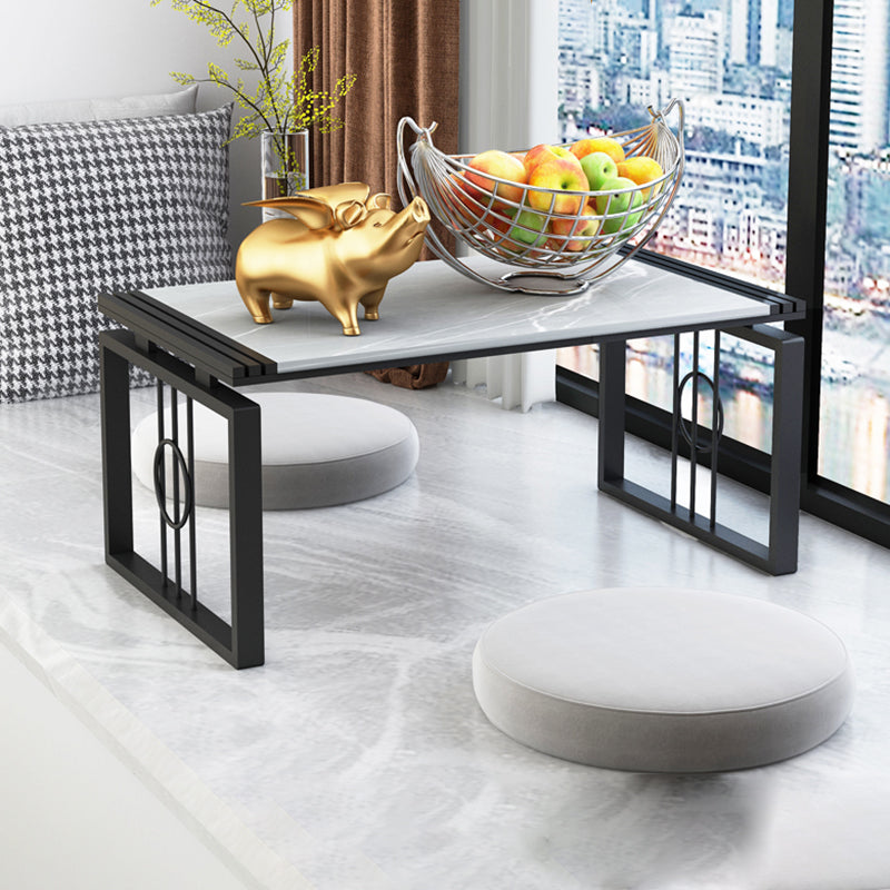 11.81" Tall Sled 1 Single Coffee Table Rectangular Cocktail Table