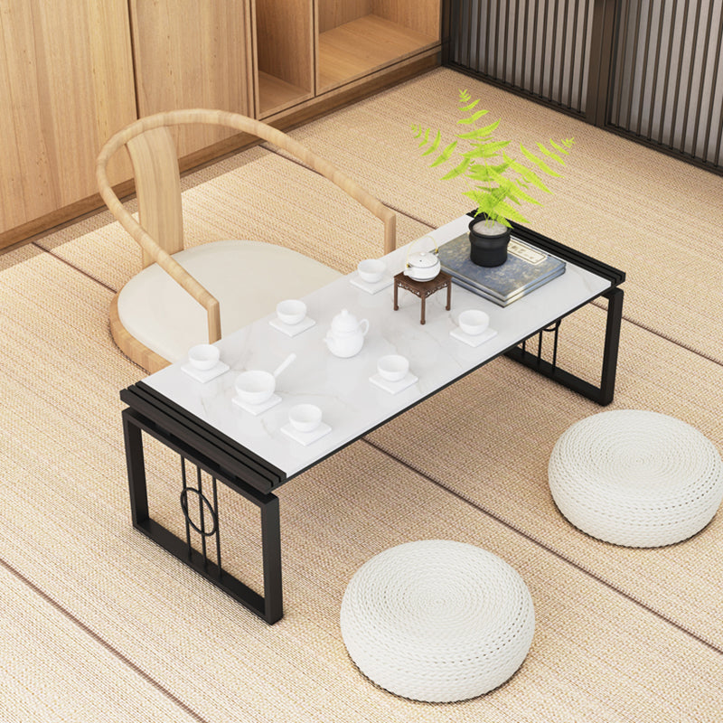 11.81" Tall Sled 1 Single Coffee Table Rectangular Cocktail Table