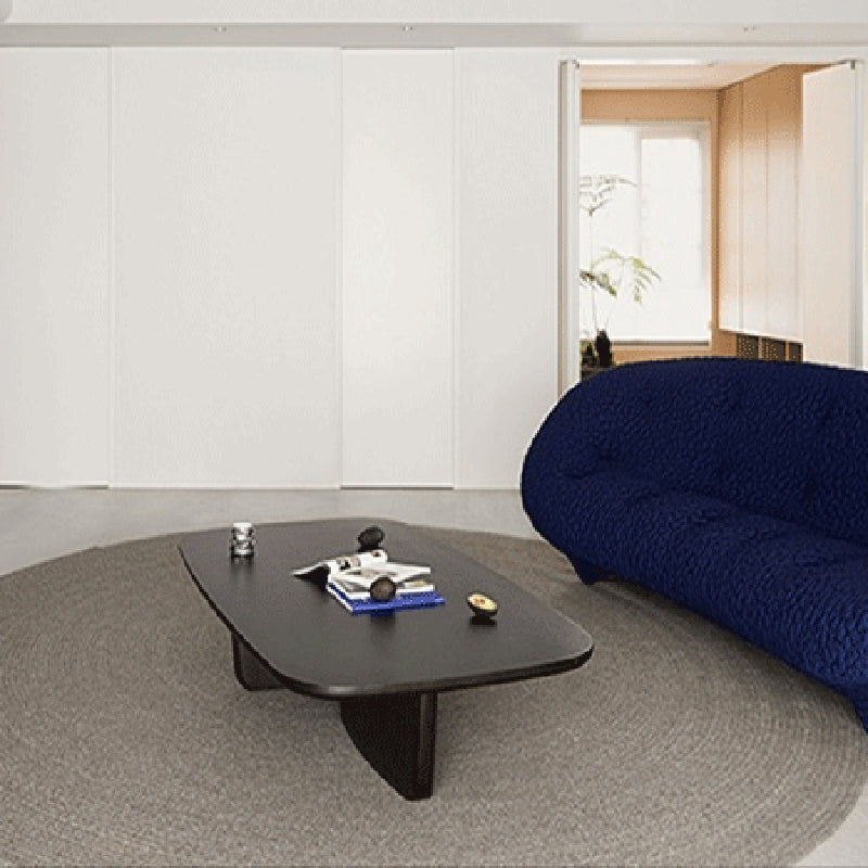 Scandinavian 1 Single Coffee Table Wood Rectangular Cocktail Table
