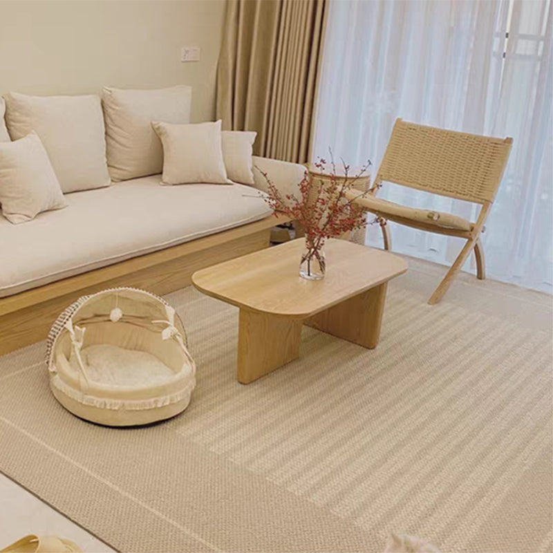 Scandinavian 1 Single Coffee Table Wood Rectangular Cocktail Table