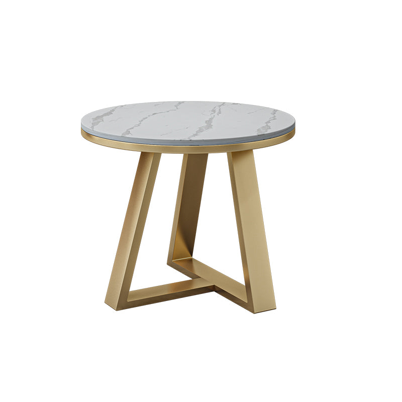 1 Single Rectangular/Round Cocktail Table Stone Top Coffee Table