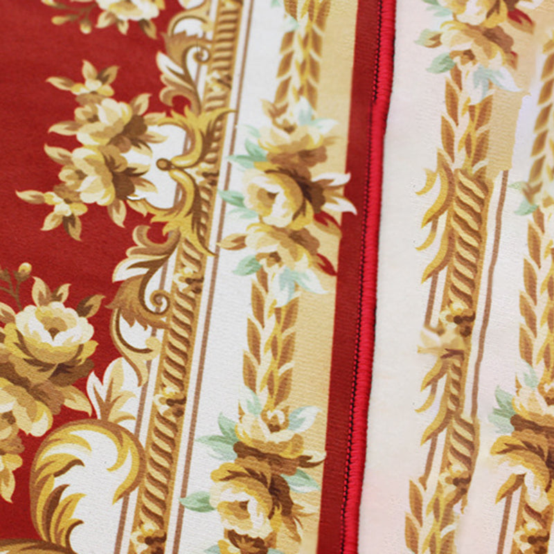 Dark Brown Graphic Rug Polyester Modern Rug Washable Area Rug for Sitting Room