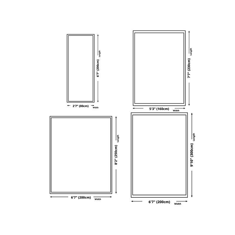 Trendy Checkered Print Carpet Polyester Indoor Rug Stain Resistant Rug for Living Room