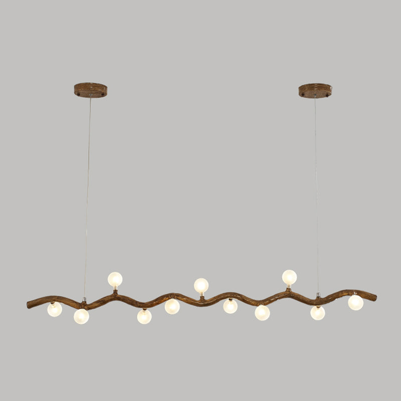 Glass Island Lighting Fixture Contemporary Pendant Lighting Fixture