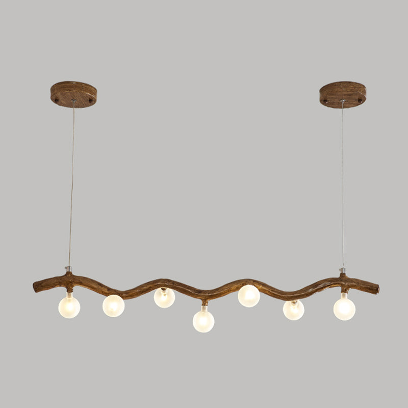 Glass Island Lighting Fixture Contemporary Pendant Lighting Fixture