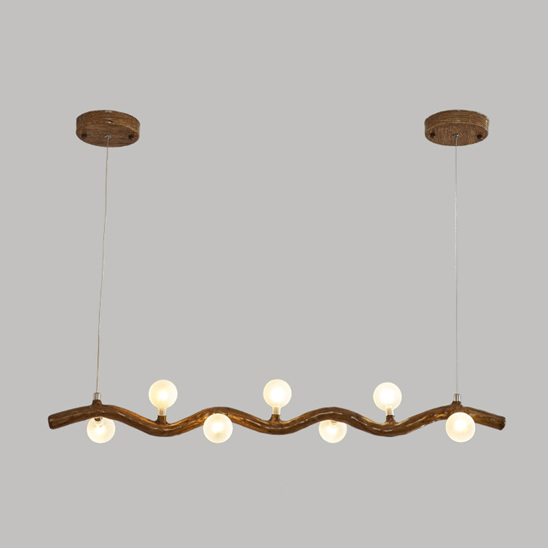 Glass Island Lighting Fixture Contemporary Pendant Lighting Fixture