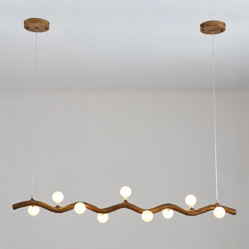 Glass Island Lighting Fixture Contemporary Pendant Lighting Fixture