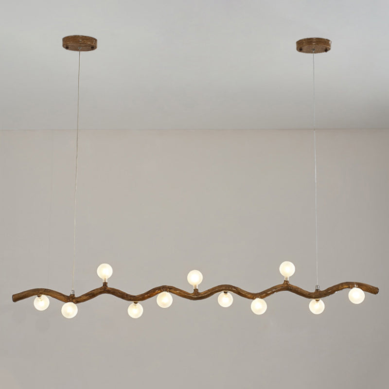 Glass Island Lighting Fixture Contemporary Pendant Lighting Fixture