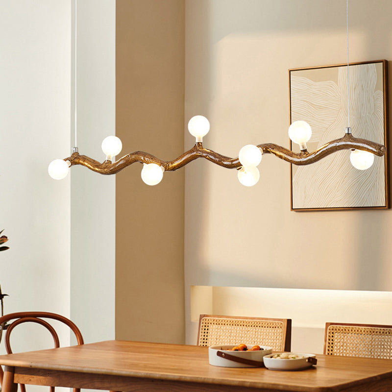 Glass Island Lighting Fixture Contemporary Pendant Lighting Fixture