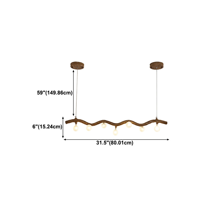 Glass Island Lighting Fixture Contemporary Pendant Lighting Fixture