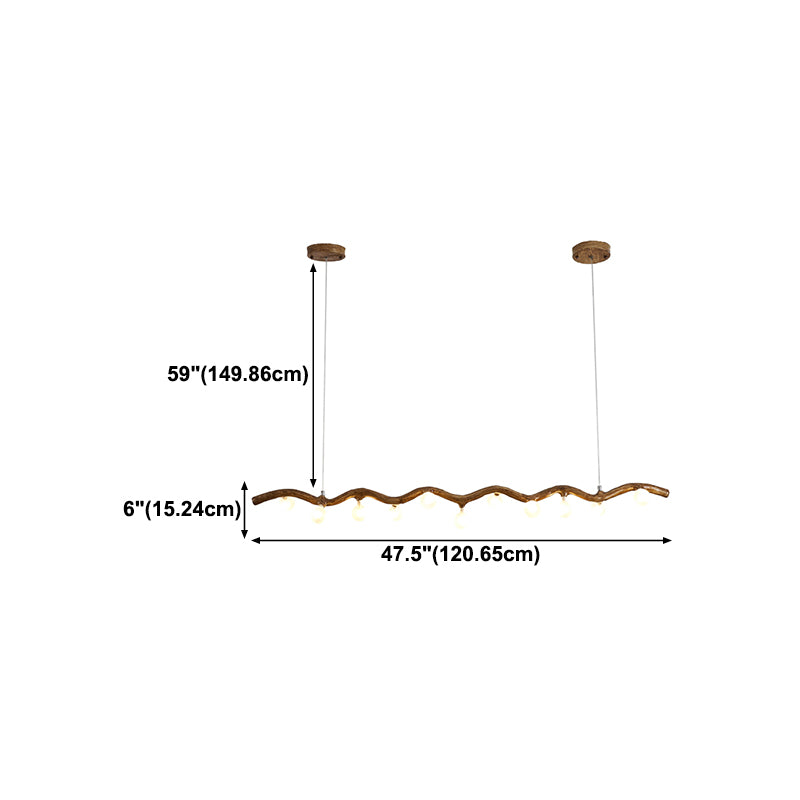 Glass Island Lighting Fixture Contemporary Pendant Lighting Fixture