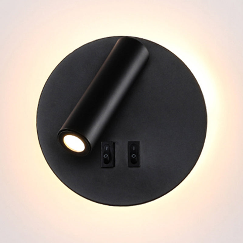 2-Light Geometric Wall Mounted Lighting Modern Style Metal Wall Lighting Fixtures