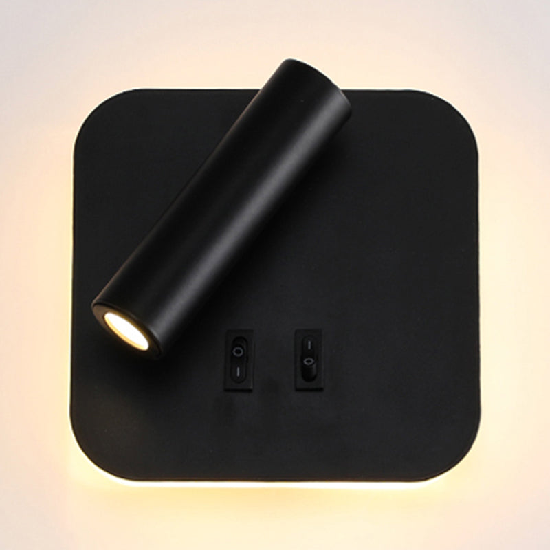 2-Light Geometric Wall Mounted Lighting Modern Style Metal Wall Lighting Fixtures