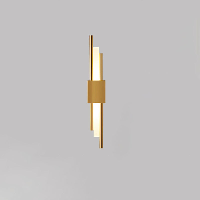 Metal LED Wall Lamp in Modern Luxury Style Linear Wall Light for Interior Spaces