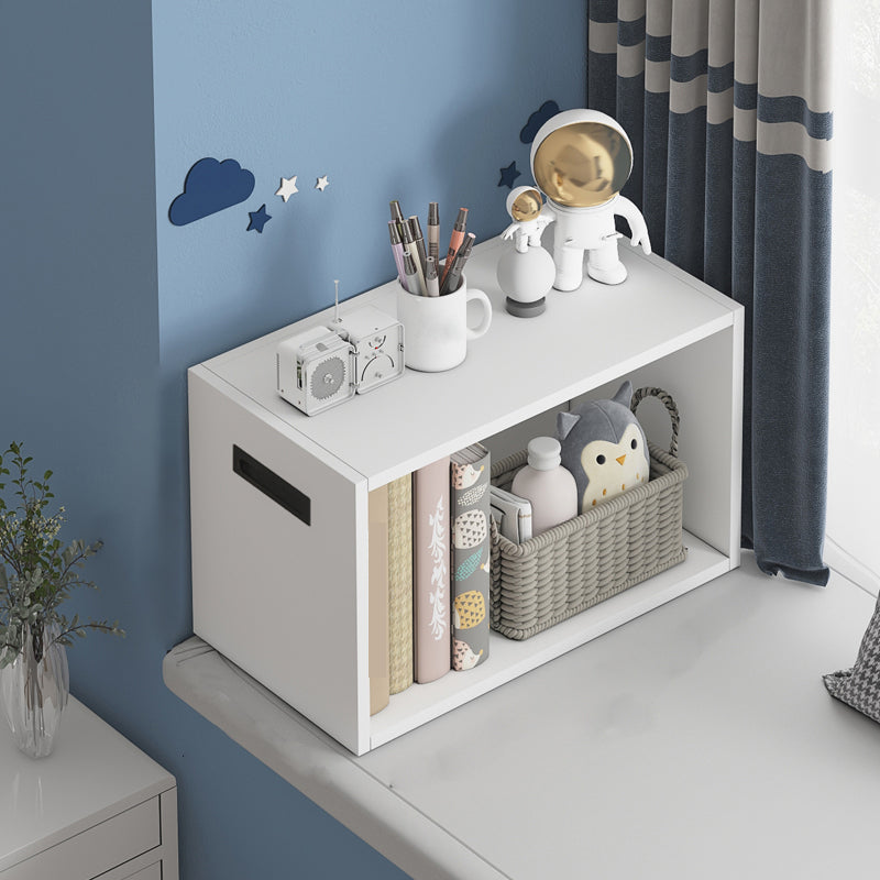 Contemporary Wood Bookshelf Closed Back Bookcase for Home Office