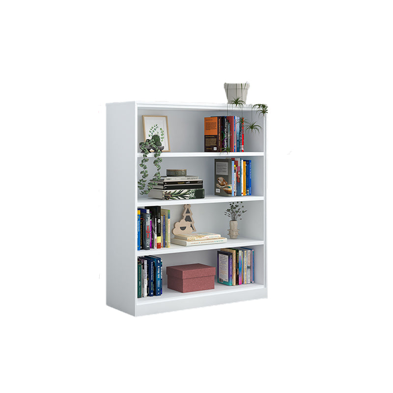 Closed Metal Bookshelf Modern Home Living Room Rectangular Bookcase