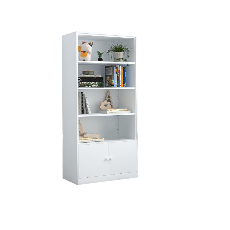 Closed Metal Bookshelf Modern Home Living Room Rectangular Bookcase