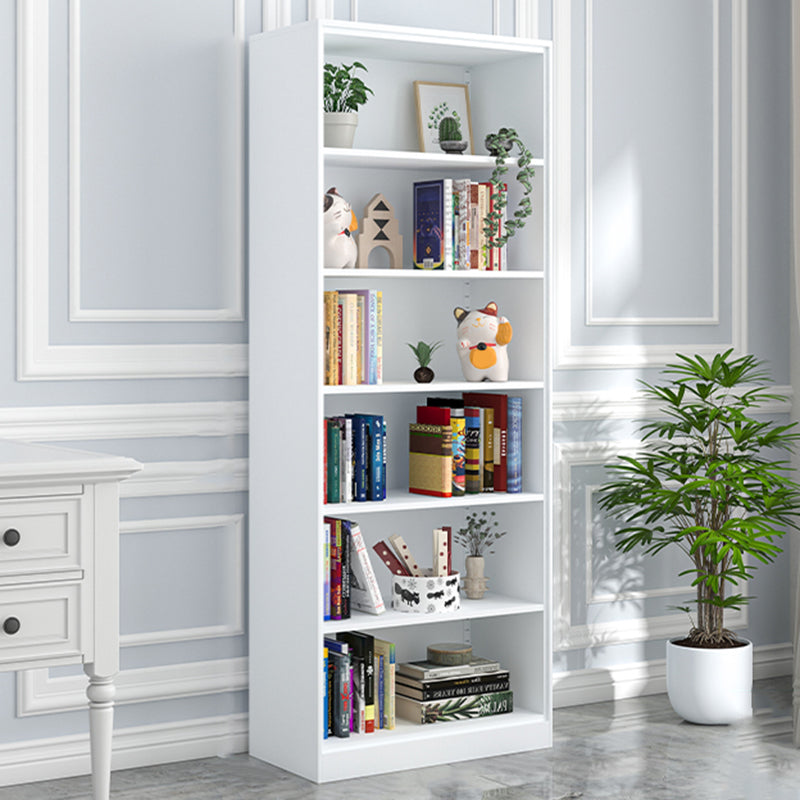 Closed Metal Bookshelf Modern Home Living Room Rectangular Bookcase