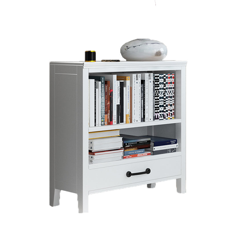 Standard Solid Wood Bookshelf Scandinavian Closed Back Bookcase