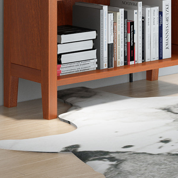 Standard Solid Wood Bookshelf Scandinavian Closed Back Bookcase