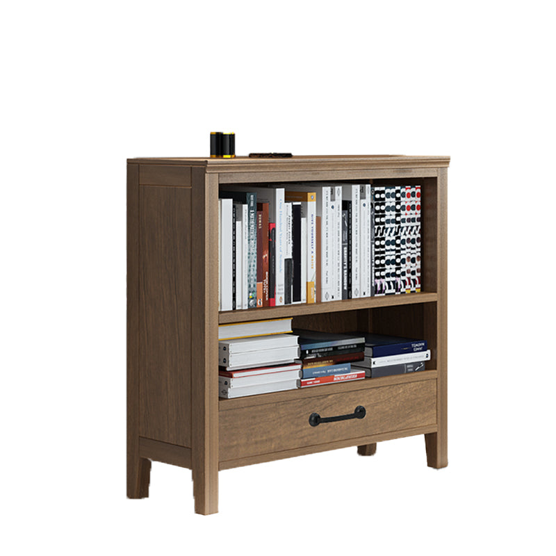 Standard Solid Wood Bookshelf Scandinavian Closed Back Bookcase