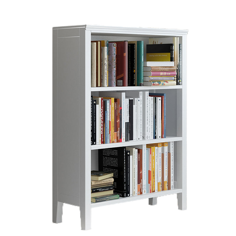 Standard Solid Wood Bookshelf Scandinavian Closed Back Bookcase