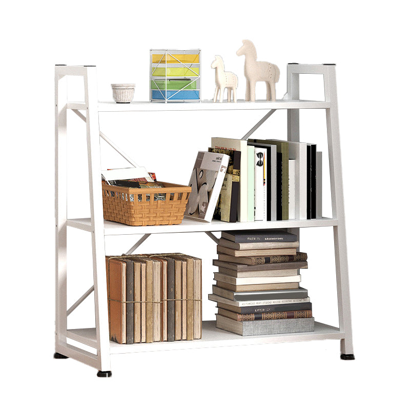 Modern Home Steel Book Shelf Ladder 12"W Matte Finish Bookcase