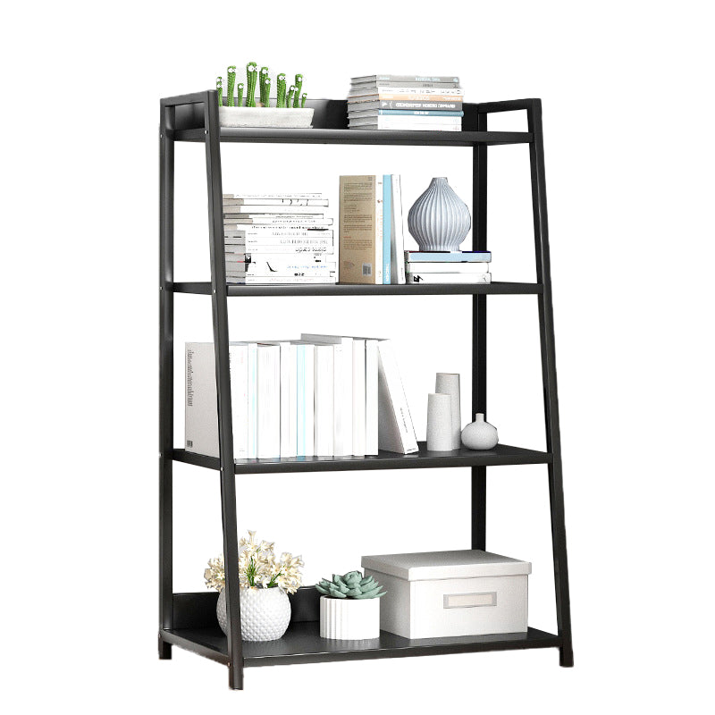 Modern Home Steel Book Shelf Ladder 12"W Matte Finish Bookcase