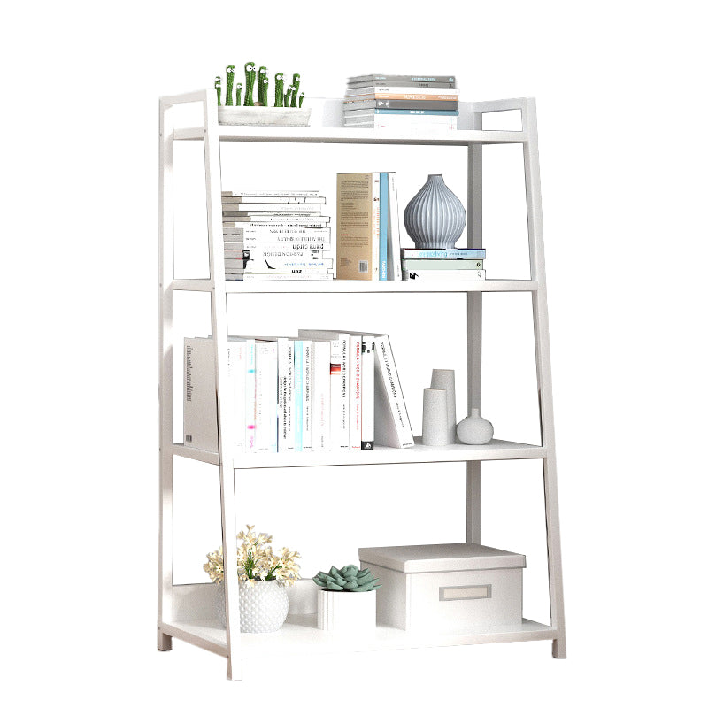 Modern Home Steel Book Shelf Ladder 12"W Matte Finish Bookcase
