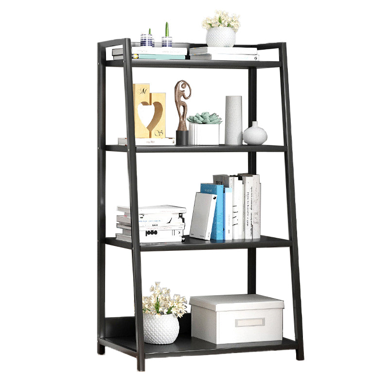 Modern Home Steel Book Shelf Ladder 12"W Matte Finish Bookcase