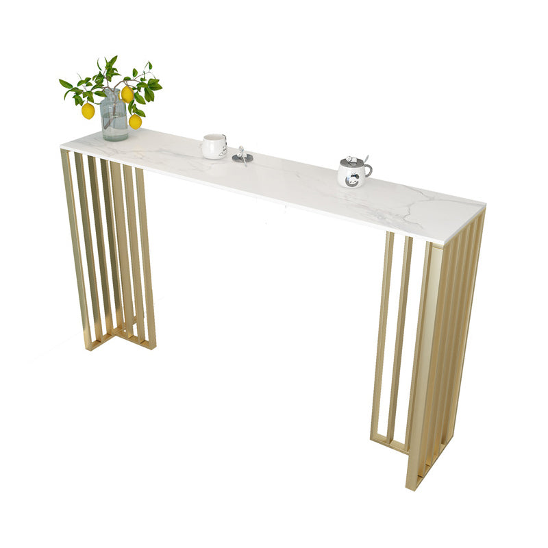 1/3/4 Pieces Glam Bar Table Set Matte Finish Sintered Stone Counter Set