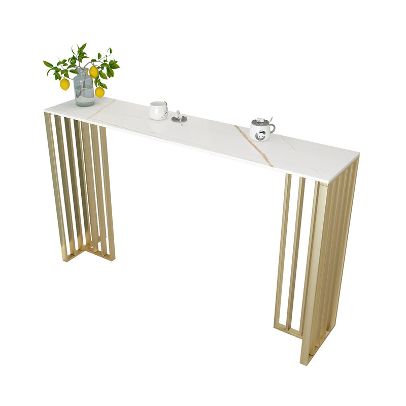 1/3/4 Pieces Glam Bar Table Set Matte Finish Sintered Stone Counter Set