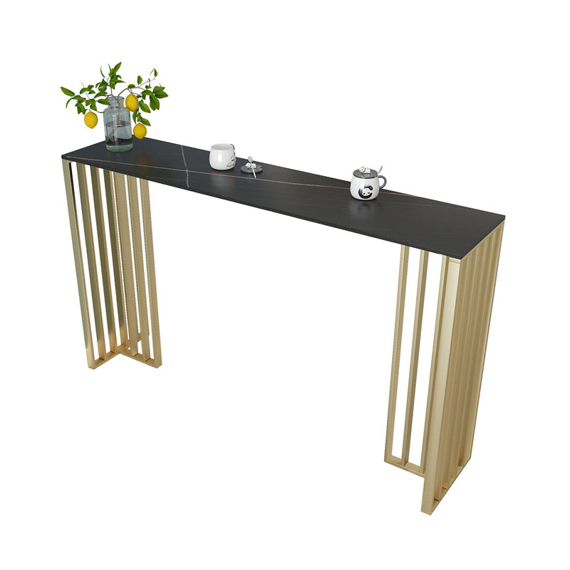 1/3/4 Pieces Glam Bar Table Set Matte Finish Sintered Stone Counter Set