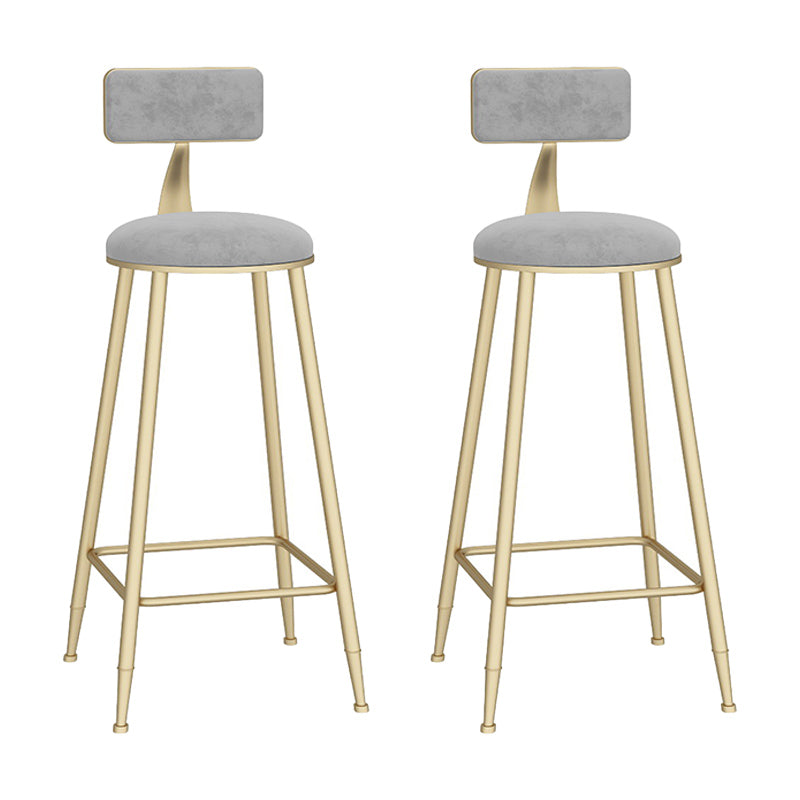 1/2/3 Pieces Glam Iron Bar Table Set White Faux Marble Top Bistro Set with Shelf