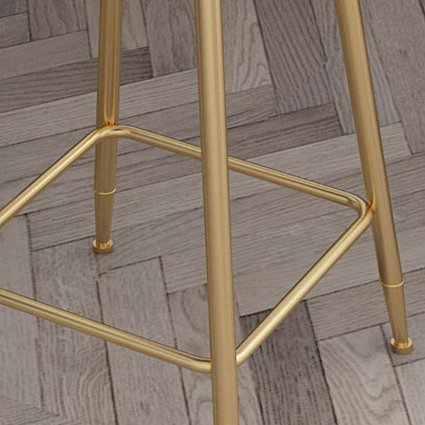 1/2/3 Pieces Glam Iron Bar Table Set White Faux Marble Top Bistro Set with Shelf