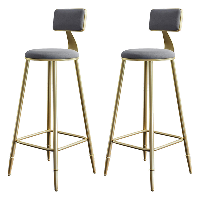 1/2/3/4/5 Pieces Glam Table and Stool Set Matte Finish Upholstered Bar Stool and Table Set