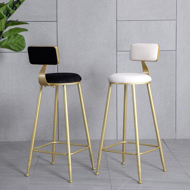 1/2/3/4/5 Pieces Glam Table and Stool Set Matte Finish Upholstered Bar Stool and Table Set