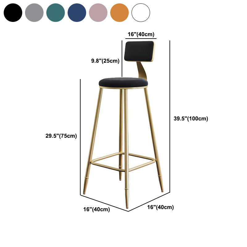 1/2/3/4/5 Pieces Glam Table and Stool Set Matte Finish Upholstered Bar Stool and Table Set