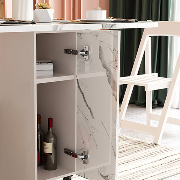 29.3" Simplicity Style Furniture Oval Folding Dining Site Table (only Table)